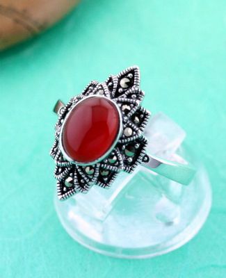 Marcasite Silver Ring